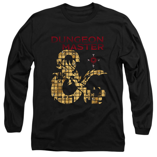 Dungeons And Dragons Dungeon Master Mens Long Sleeve Shirt Black