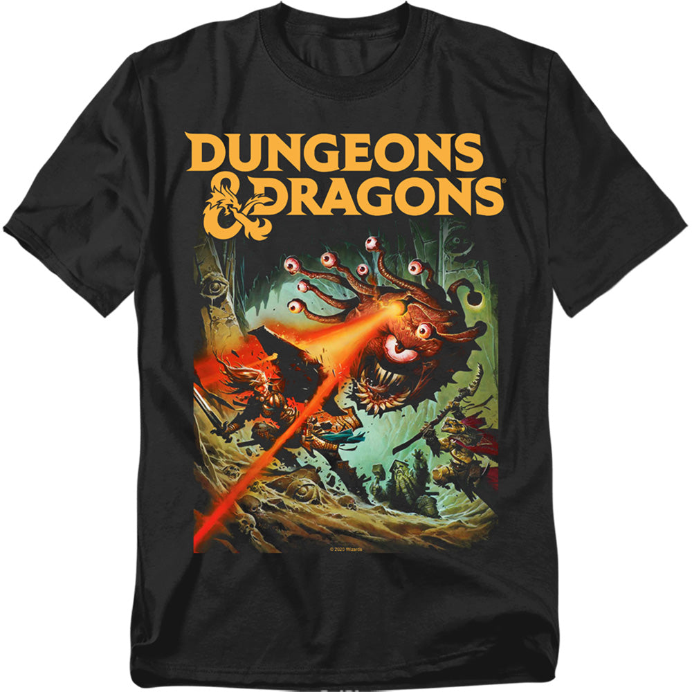 Dungeons And Dragons Beholder Strike Mens T Shirt Black