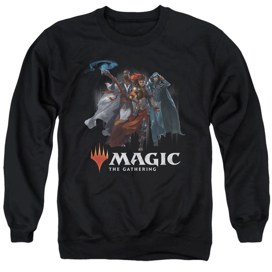 Magic The Gathering Planeswalkers Mens Crewneck Sweatshirt Black