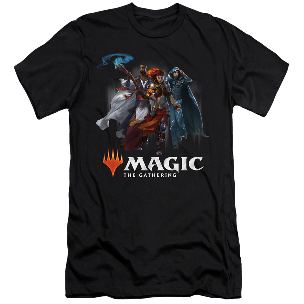 Magic The Gathering Planeswalkers Hbo Premium Bella Canvas Slim Fit Mens T Shirt Black