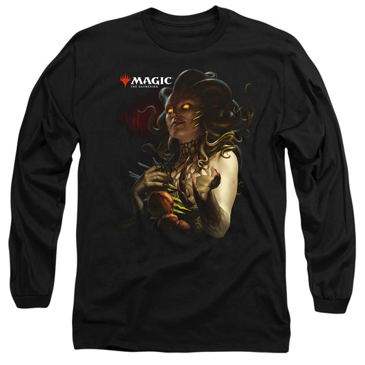 Magic The Gathering Vraska Queen Of Golgari Mens Long Sleeve Shirt Black