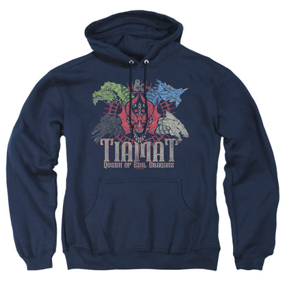 Dungeons And Dragons Tiamat Queen Of Evil Mens Hoodie Navy Officially Licensed