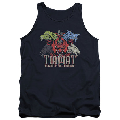 Dungeons And Dragons Tiamat Queen Of Evil Mens Tank Top Shirt Navy