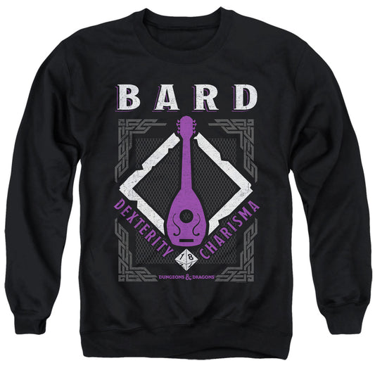 Dungeons And Dragons Bard Mens Crewneck Sweatshirt Black