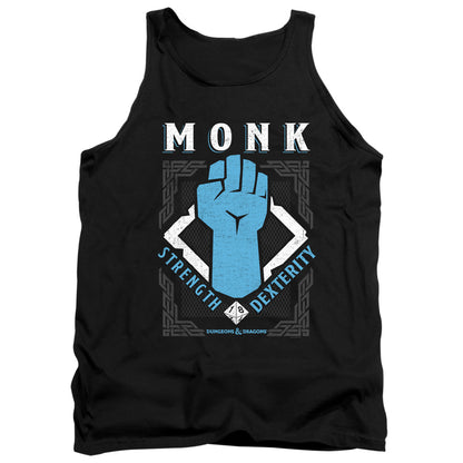 Dungeons And Dragons Monk Mens Tank Top Shirt Black