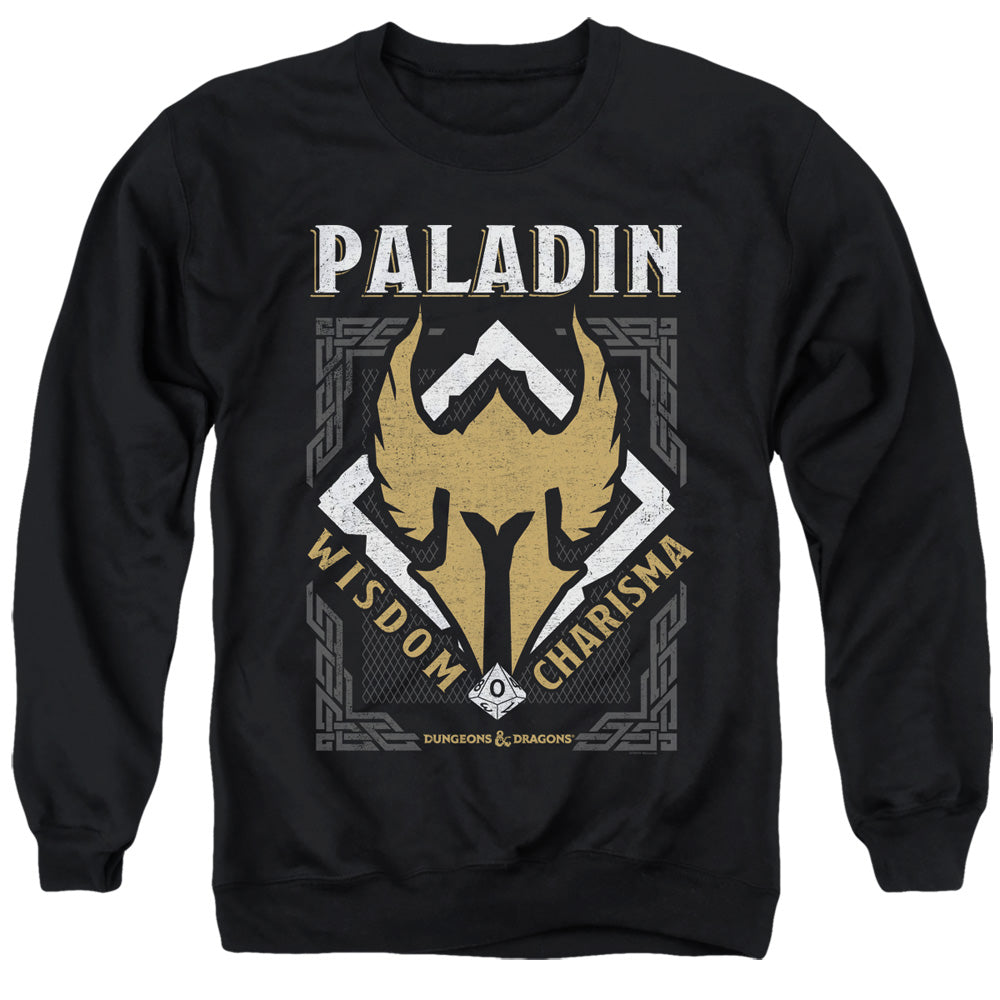 Dungeons And Dragons Paladin Mens Crewneck Sweatshirt Black