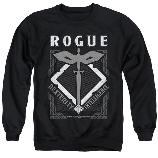 Dungeons And Dragons Rogue Mens Crewneck Sweatshirt Black