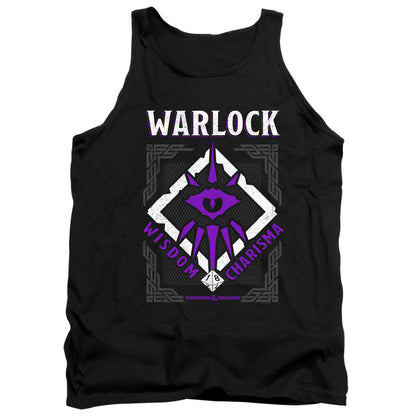 Dungeons And Dragons Warlock Mens Tank Top Shirt Black