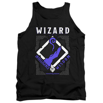 Dungeons And Dragons Wizard Mens Tank Top Shirt Black