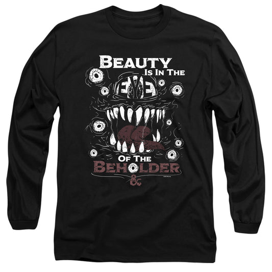 Dungeons And Dragons Eye Of The Beholder Mens Long Sleeve Shirt Black