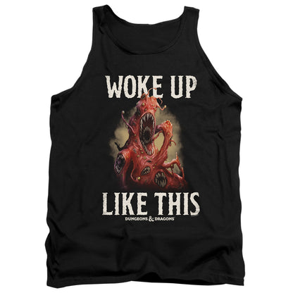 Dungeons And Dragons Woke Like This Mens Tank Top Shirt Black