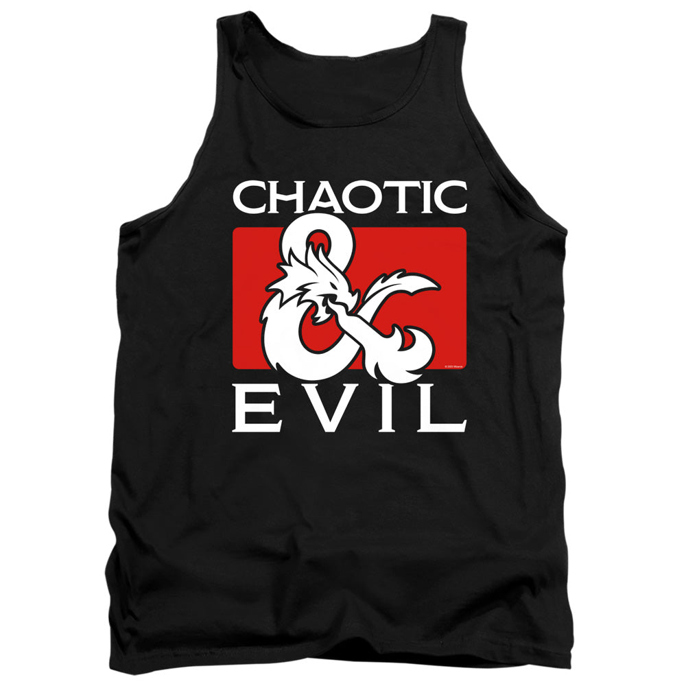 Dungeons And Dragons Chaotic Evil Mens Tank Top Shirt Black