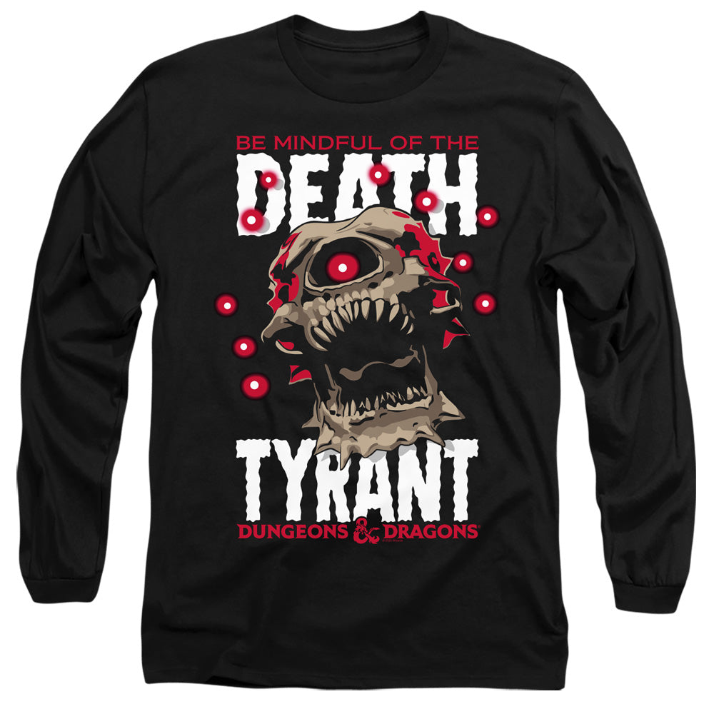 Dungeons And Dragons Death Tyrant Mens Long Sleeve Shirt Black