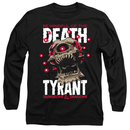 Dungeons And Dragons Death Tyrant Mens Long Sleeve Shirt Black