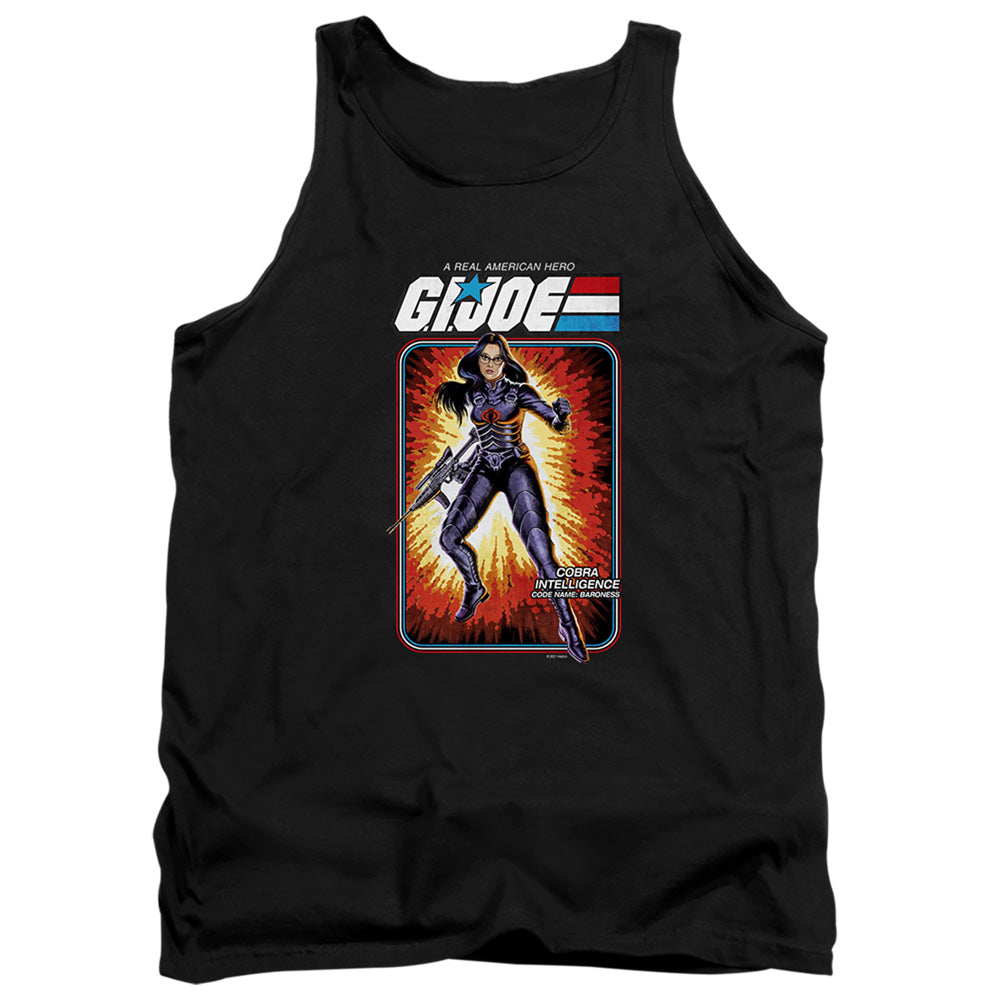 G.I. Joe Baroness Card Mens Tank Top Shirt Black