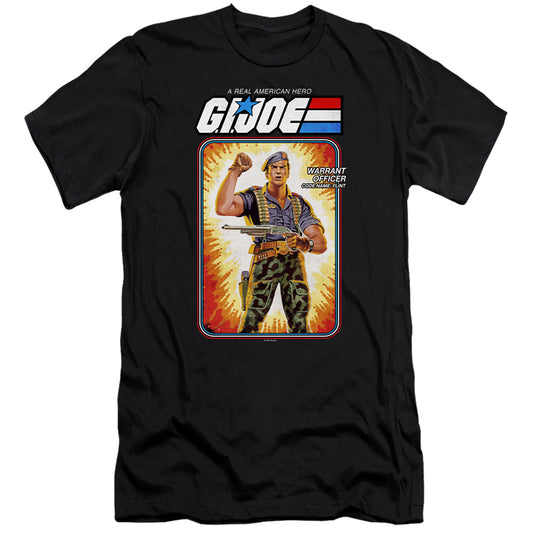 G.I. Joe Flint Card Hbo Premium Bella Canvas Slim Fit Mens T Shirt Black