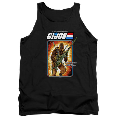 G.I. Joe Roadblock Card Mens Tank Top Shirt Black