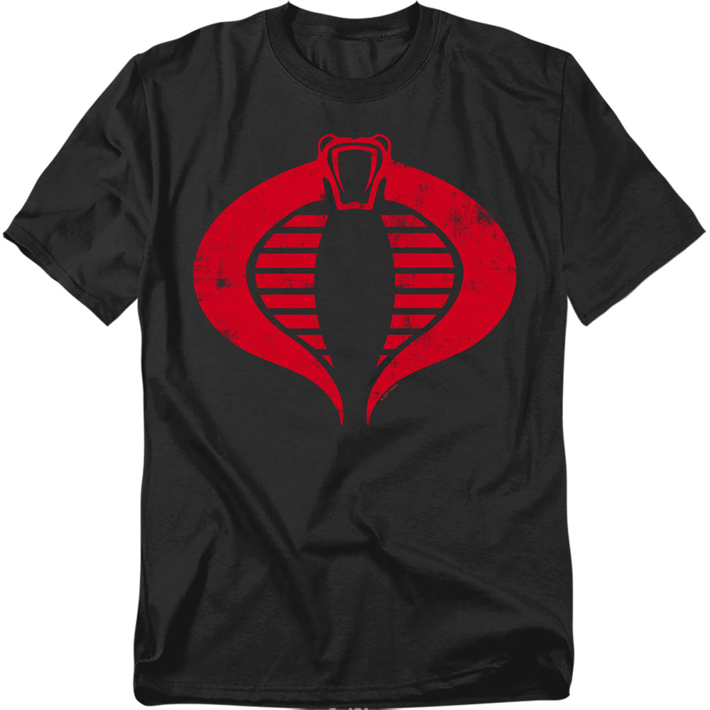 G.I. Joe Cobra Logo Mens T Shirt Black