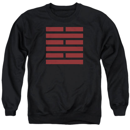 G.I. Joe Snake Eyes Symbol Mens Crewneck Sweatshirt Black