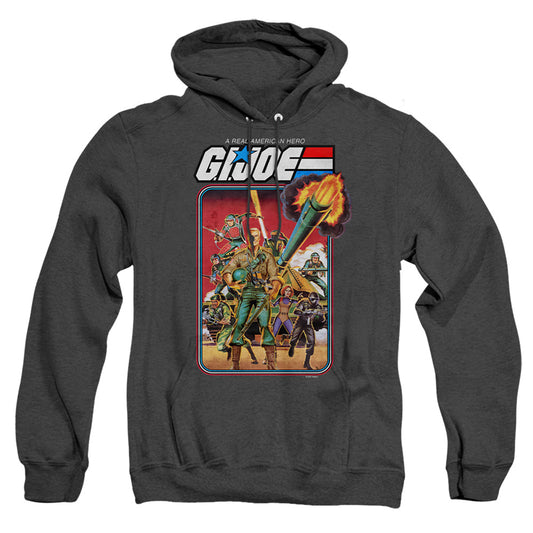 G.I. Joe Hero Group Heather Mens Hoodie Black Officially Licensed