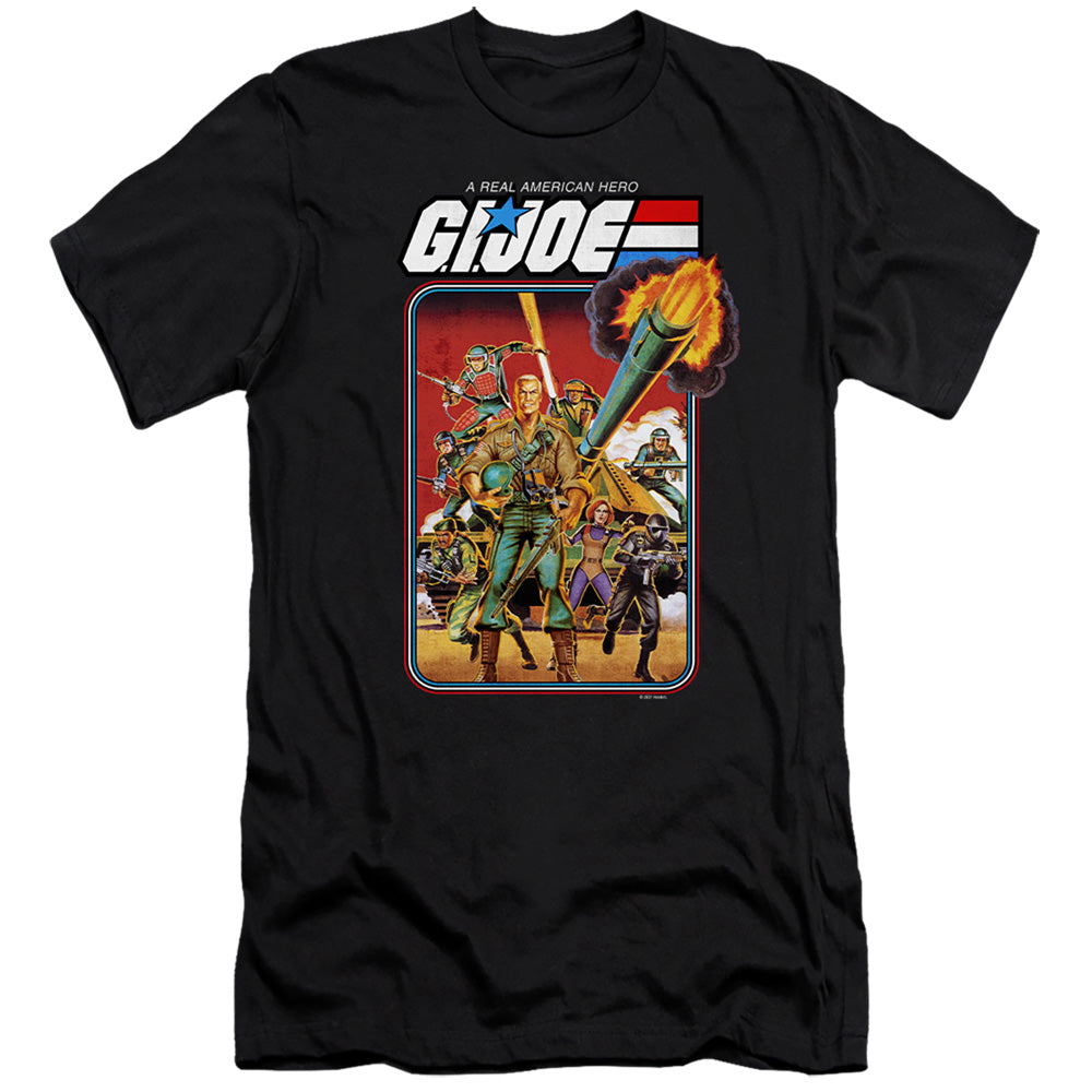 G.I. Joe Hero Group Hbo Premium Bella Canvas Slim Fit Mens T Shirt Black