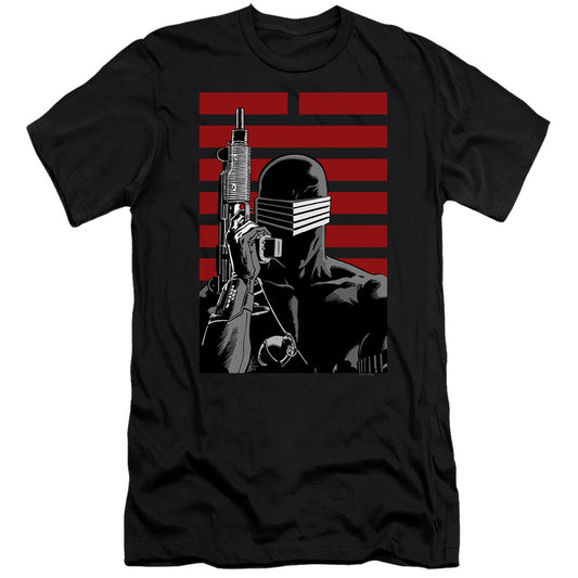 G.I. Joe Snake Eyes Ninja Hbo Premium Bella Canvas Slim Fit Mens T Shirt Black