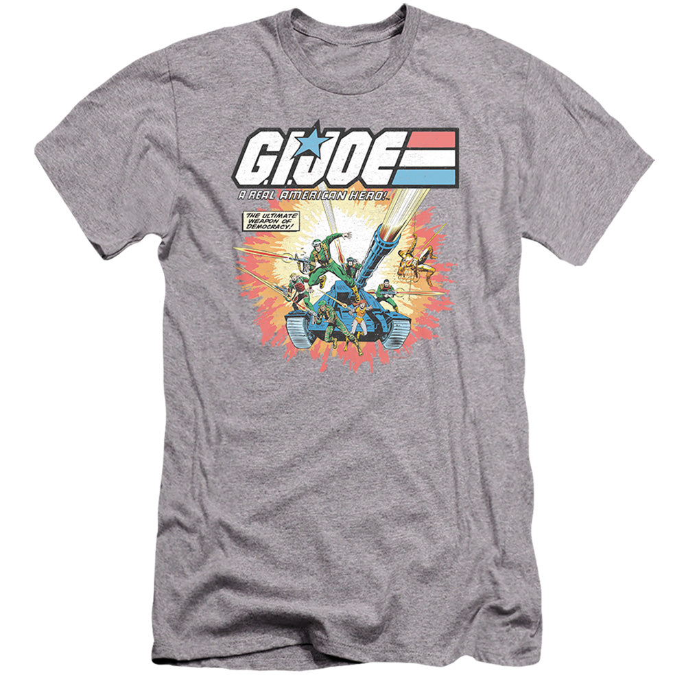 G.I. Joe Real American Hero Hbo Premium Bella Canvas Slim Fit Mens T Shirt Athletic Heather