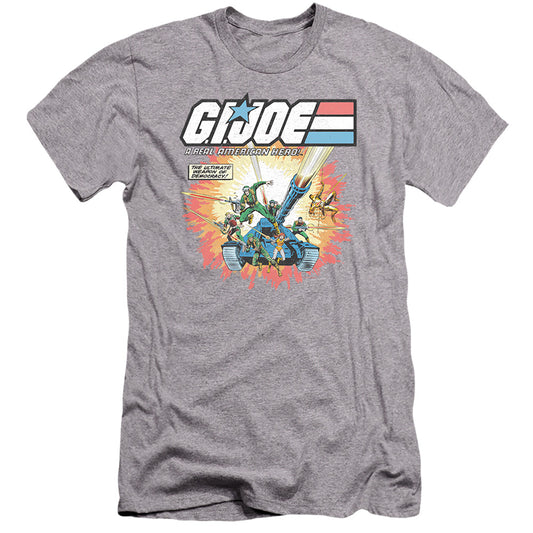 G.I. Joe Real American Hero Hbo Premium Bella Canvas Slim Fit Mens T Shirt Athletic Heather