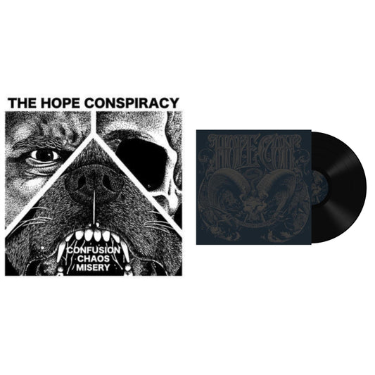 Hope Conspiracy - Death Knows Your Name (Deluxe) & Confusion/Chaos/Misery Ep - LP Vinyl Bundle