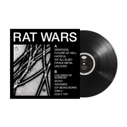 Health Rat Wars Black LP Vinyl Record w/ Pullout Poster