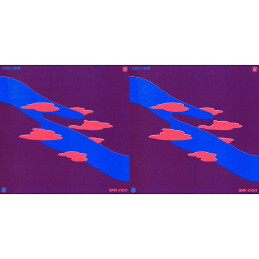 Holy Hive - Holy Hive & Holy Hive (Translucent Pink With Blue Splatter LP Vinyl)
