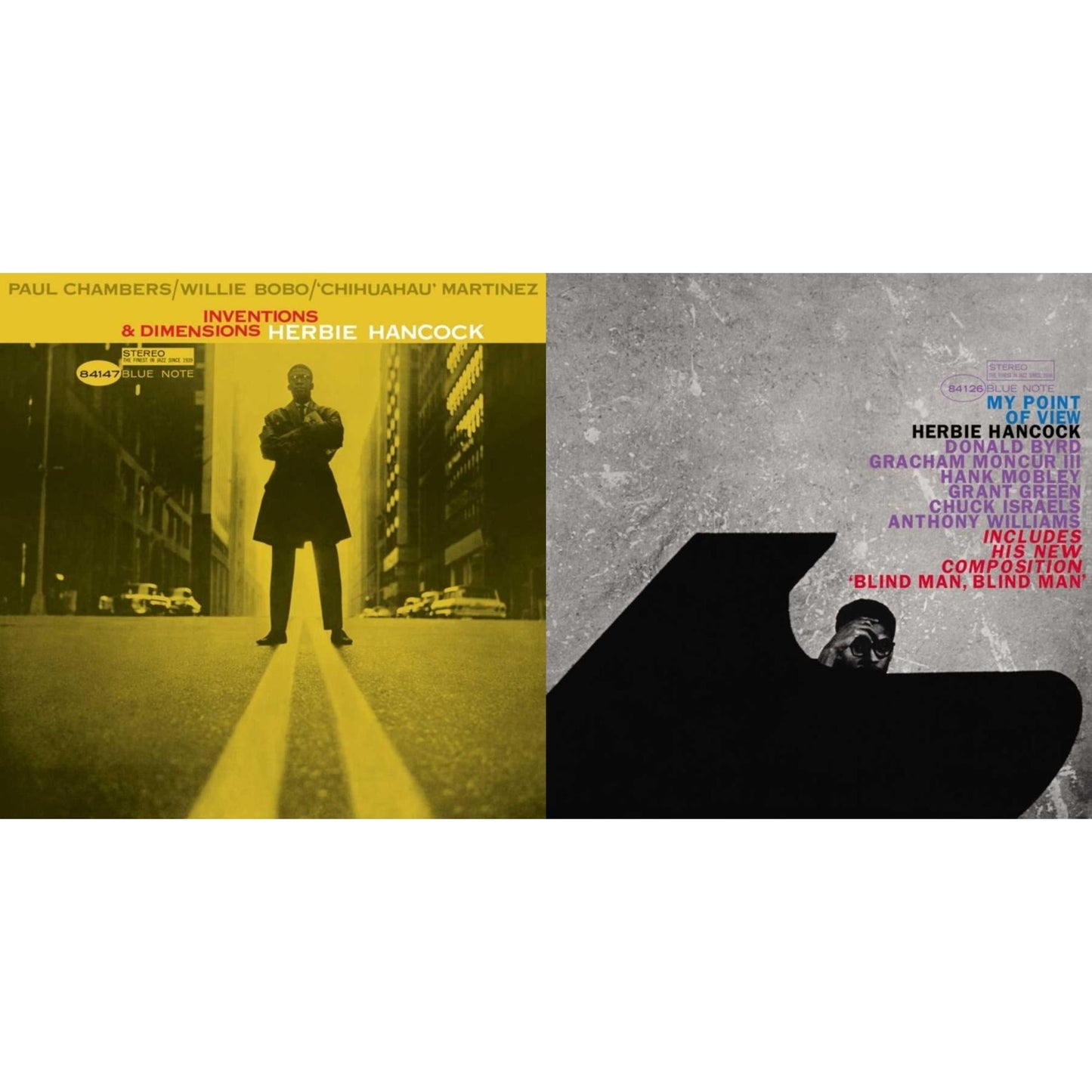 Herbie Hancock - Inventions & Dimensions & My Point Of View (Blue Note Tone Poet Series) - LP Vinyl Bundle