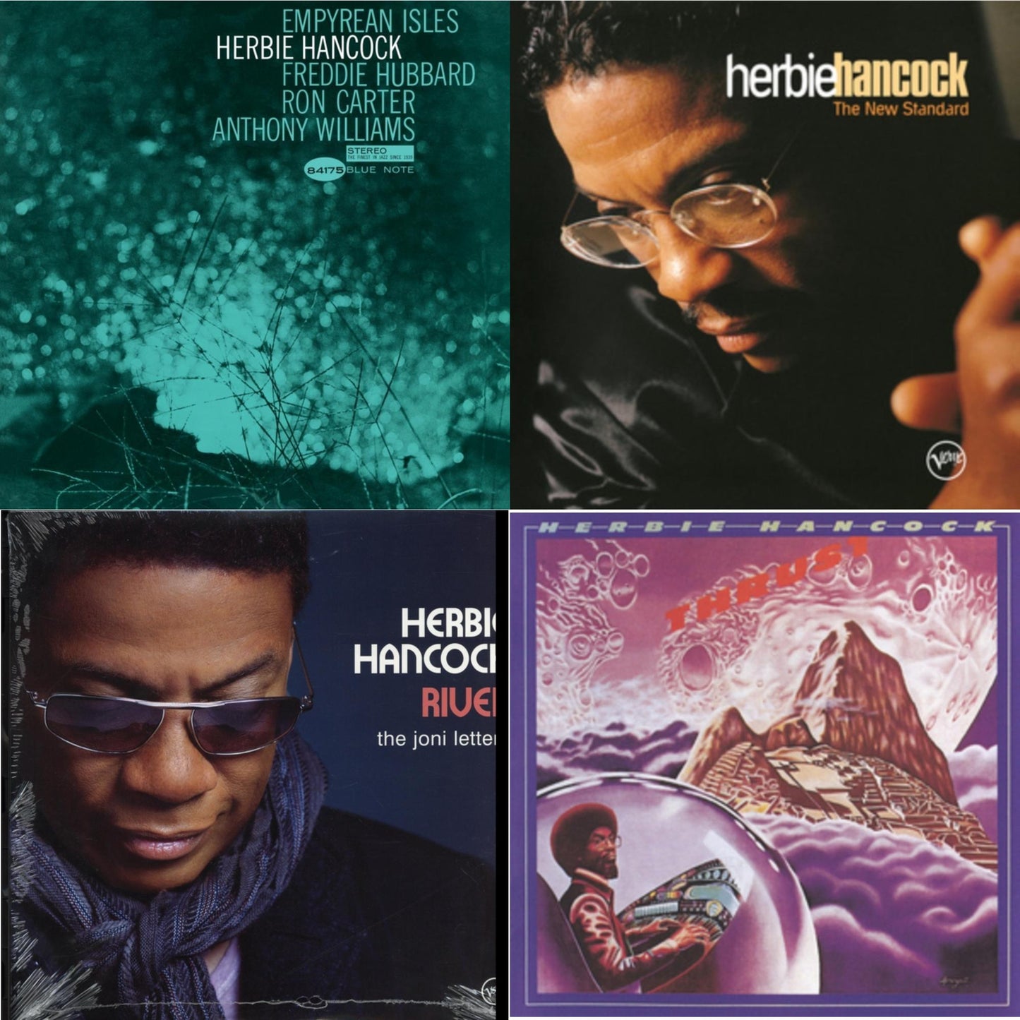 Herbie Hancock - Empyrean Isles (Blue Note Classic LP Vinyl Series) & New Standard (Verve By Request Series) (2LP) & River: The Joni Letters (2LP) & Thrust (180G)