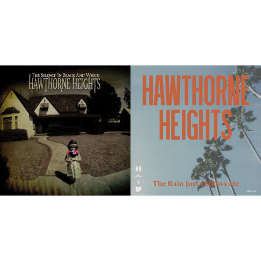 Hawthorne Heights - Silence In Black & White & Rain Just Follows Me - LP Vinyl Bundle