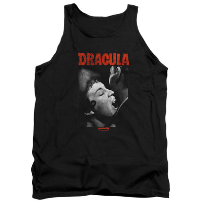 Hammer House Of Horror Christopher Lee Dracula Bite Mens Tank Top Shirt Black