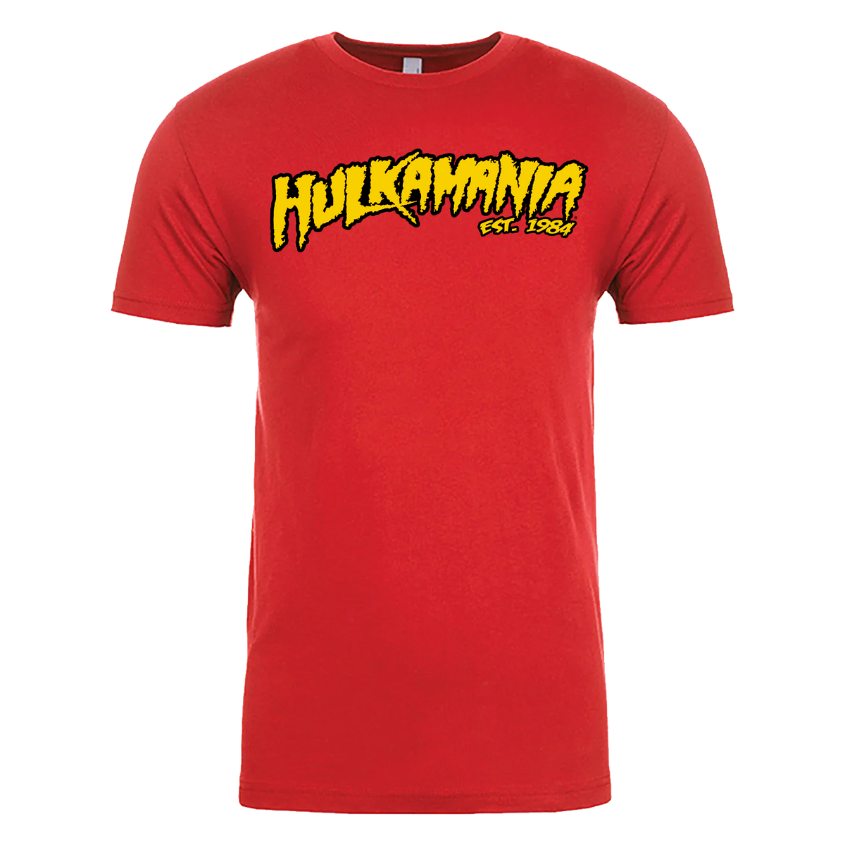 Red Hulkamania Adult T-Shirt