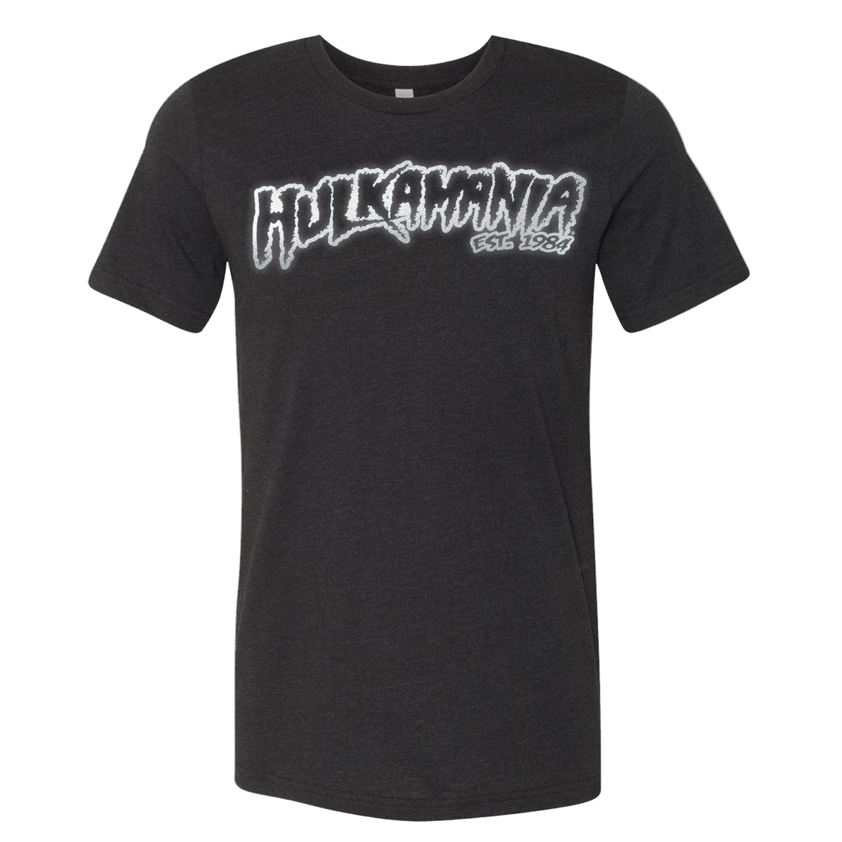 Black Reflective Hulkamania Adult T-Shirt