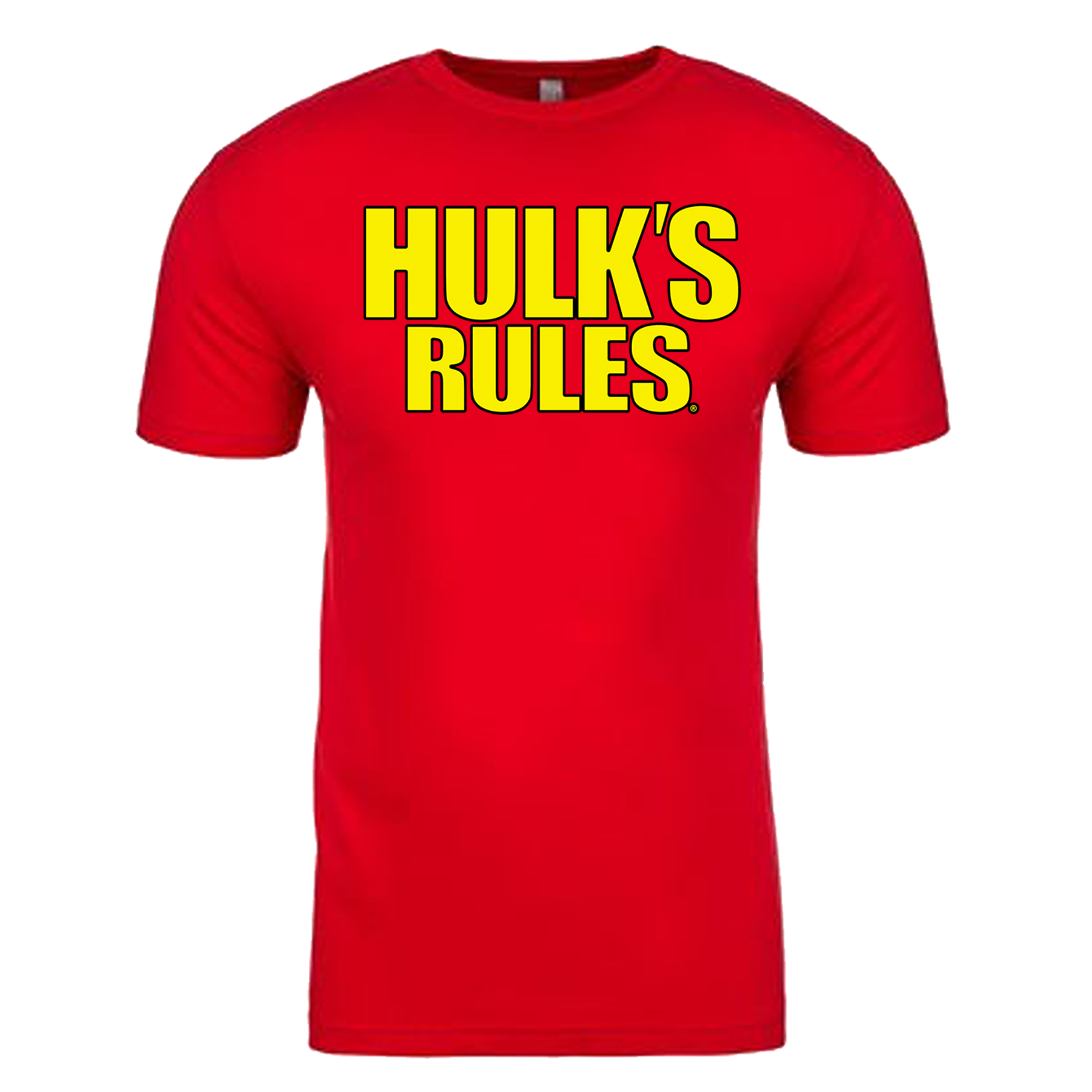 Red Hulks Rules Adult T-Shirt