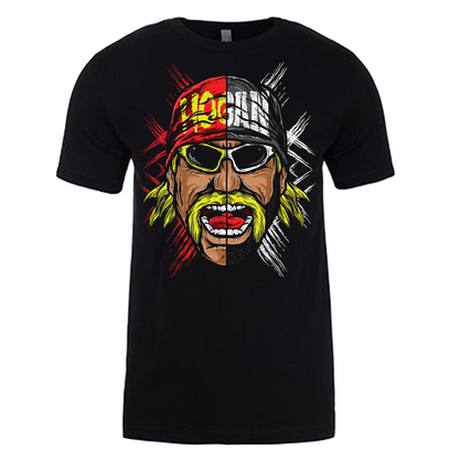 Splitface Artwork Adult T-Shirt