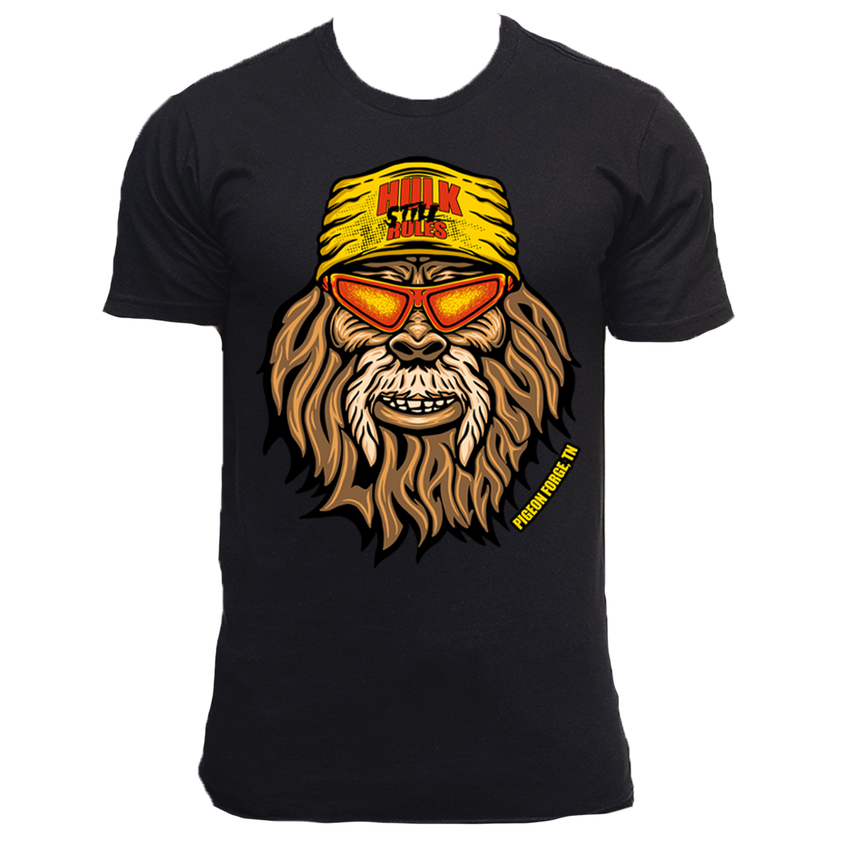 Black Hulk Still Rules Hulksquatch Adult T-Shirt