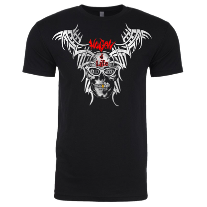 Tribal Skull 4 Life Adult T-Shirt