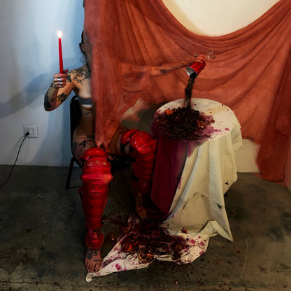 HIDE - 'SPIT OR SWALLOW EVERY SOUL WILL TASTE DEATH' LP + 7"