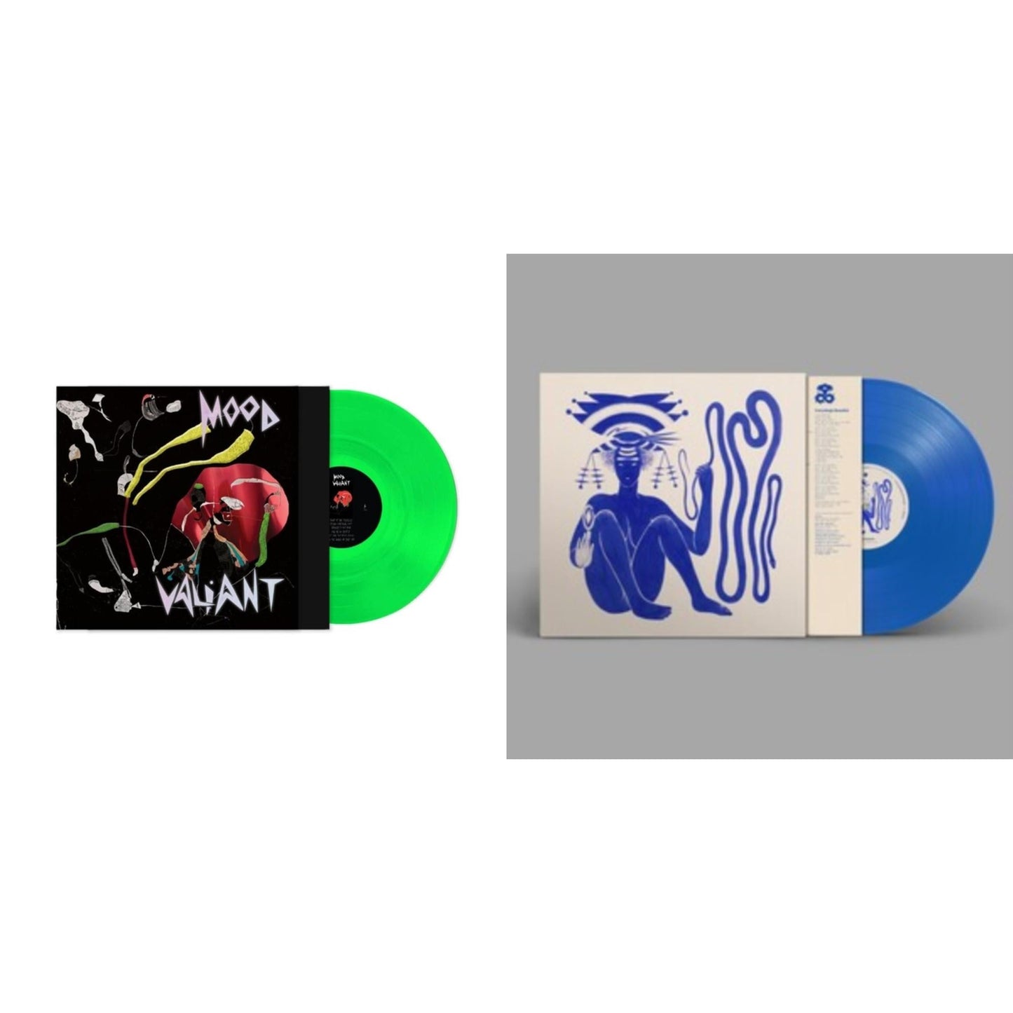 Hiatus Kaiyote - Mood Valiant (Deluxe Glow In The Dark/Booklet/Dl Card) & Love Heart Cheat Code (Blue LP Vinyl)