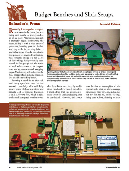 Handloader August 2023 - The Ammunition Reloading Journal: Firearms, Smokeless Powders, Reloading Techniques, Pressures & New Products For Your Gun