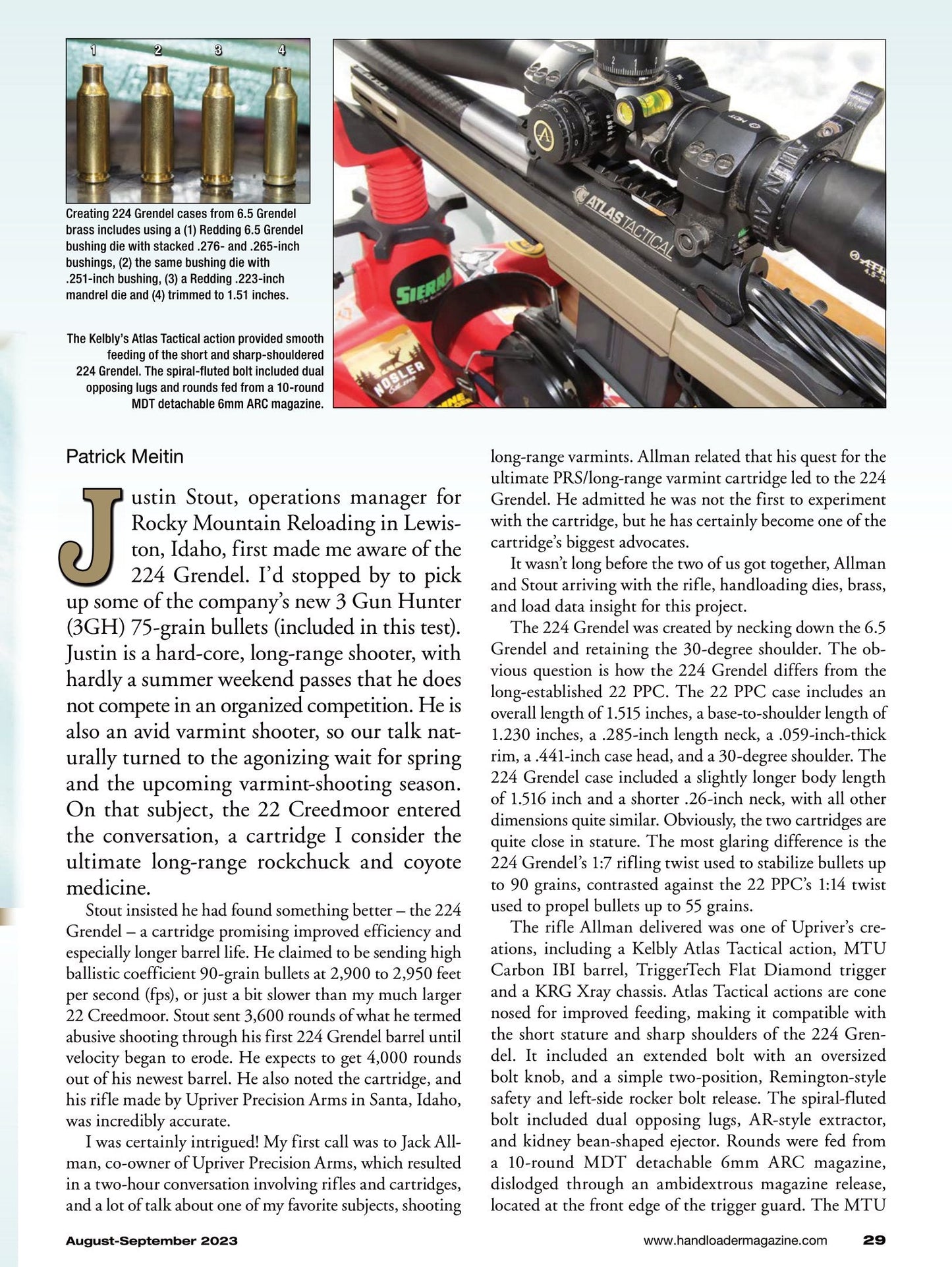 Handloader August 2023 - The Ammunition Reloading Journal: Firearms, Smokeless Powders, Reloading Techniques, Pressures & New Products For Your Gun