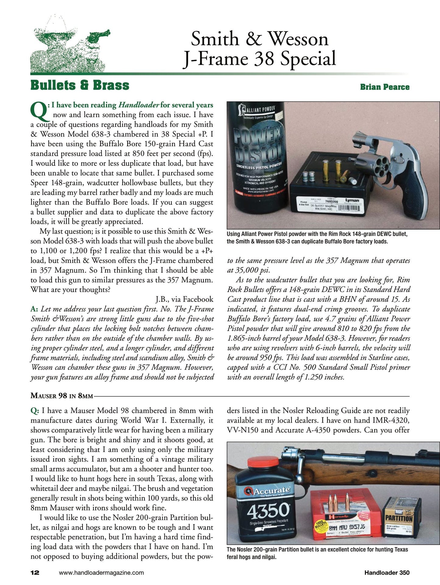 Handloader June 2024 - The Ammunition Reloading Journal: Wildcat Cartridges, Firearms, Load Development For AR-15s, 223 Winchester Super Short Magnum, Garmin Xero C1 Pro,  Alliant Reloader 50, 270 Winchester, Tools, Pressures & More!