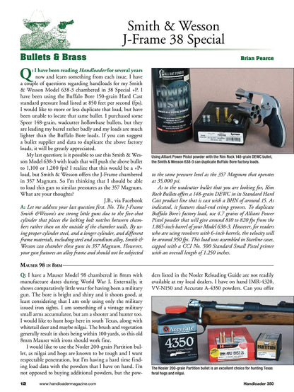 Handloader June 2024 - The Ammunition Reloading Journal: Wildcat Cartridges, Firearms, Load Development For AR-15s, 223 Winchester Super Short Magnum, Garmin Xero C1 Pro,  Alliant Reloader 50, 270 Winchester, Tools, Pressures & More!