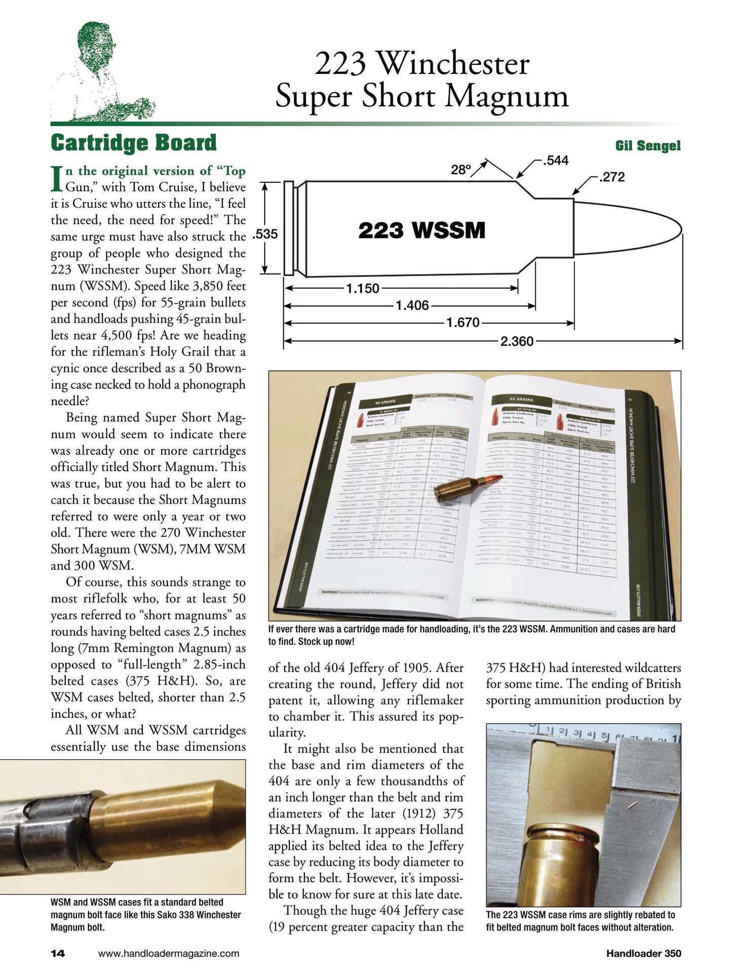 Handloader June 2024 - The Ammunition Reloading Journal: Wildcat Cartridges, Firearms, Load Development For AR-15s, 223 Winchester Super Short Magnum, Garmin Xero C1 Pro,  Alliant Reloader 50, 270 Winchester, Tools, Pressures & More!