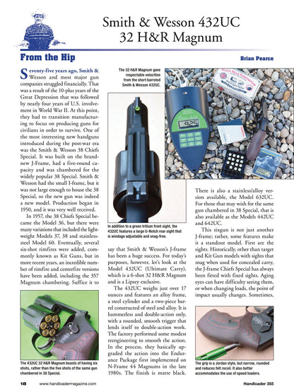 Handloader The Ammunition Reloading Journal - April 2025: Howa Carbon Elevate 6.5 Grendel, The Ultra Light Rifle, 40 Smith & Wesson, High Performance Rim Rock Bullets, 220 Weatherby Rocket & More!