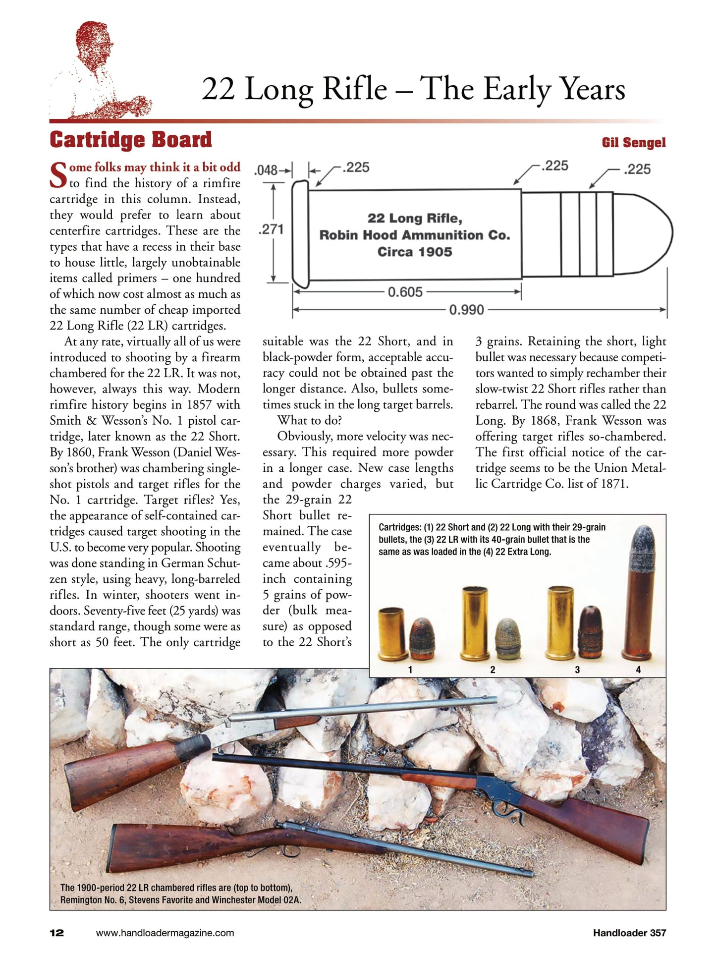 Handloader The Ammunition Reloading Journal - August 2025: 280 Ackley Improved, Crafting Cartridges At Home, Evolution Of Propellants & Internal Ballistics, 22 Long Rifle, Tuning Your Loads & More!